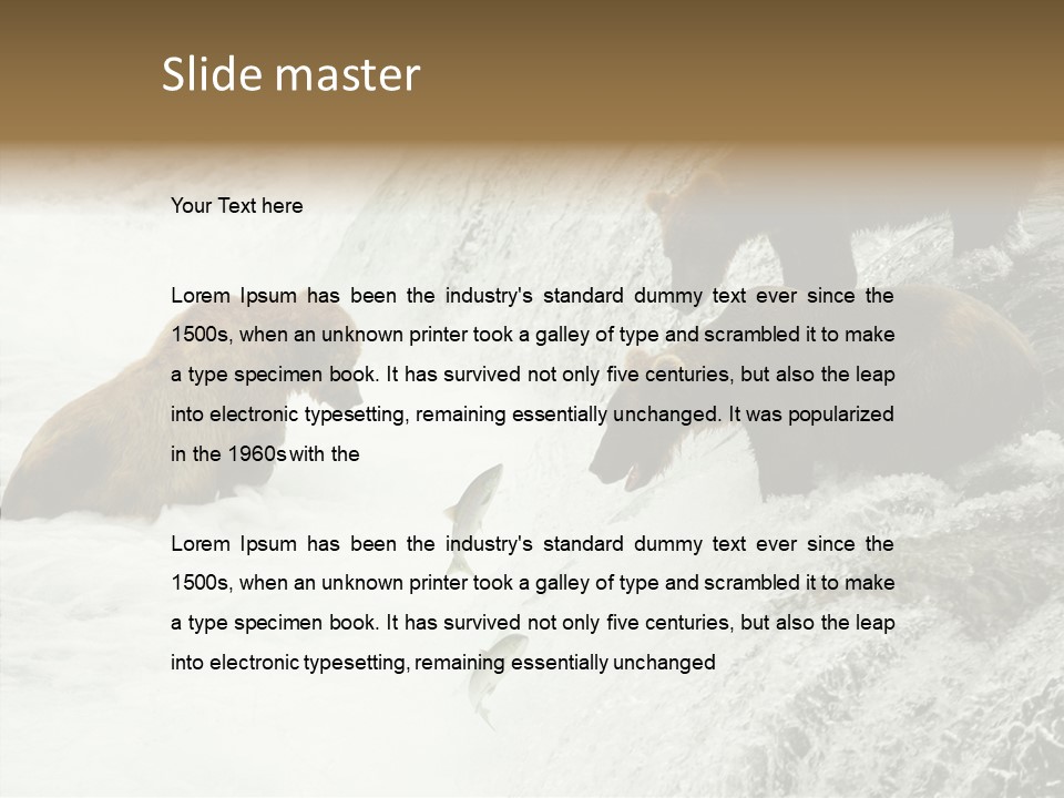 Famous Run Danger PowerPoint Template