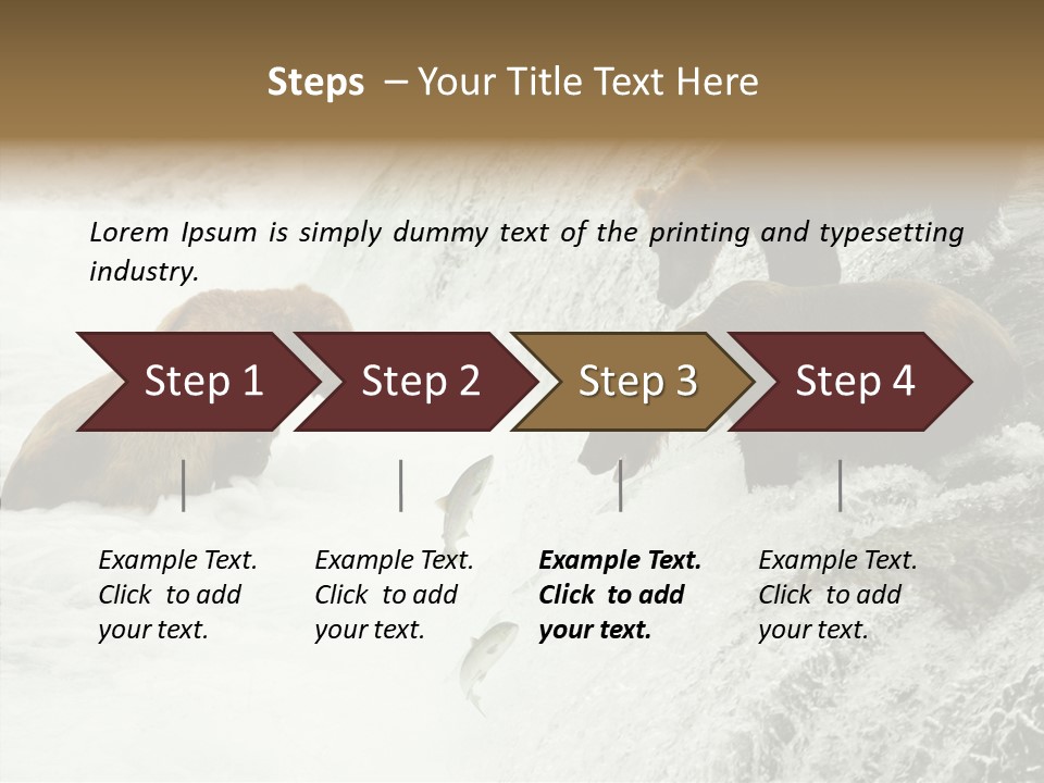 Famous Run Danger PowerPoint Template