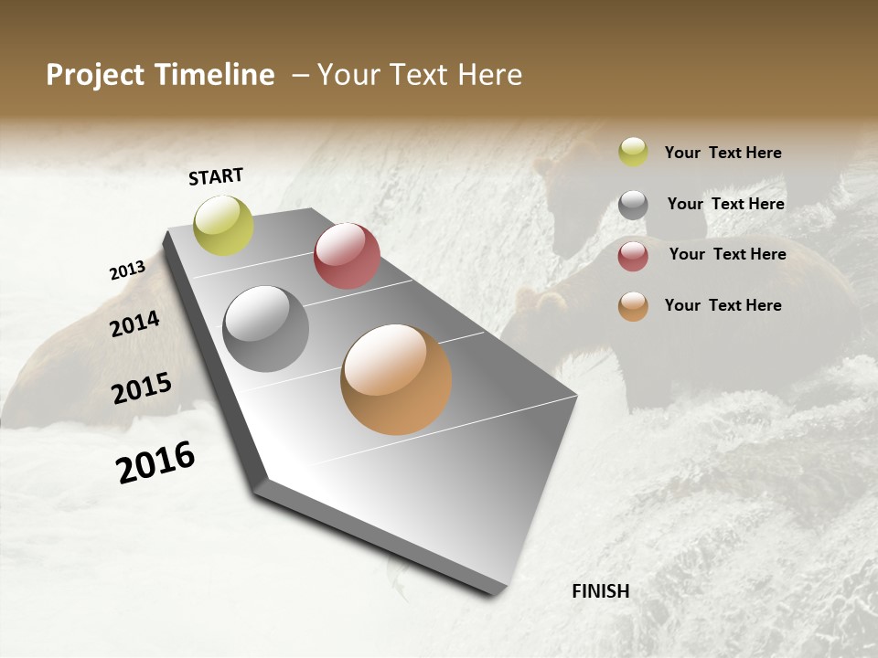 Famous Run Danger PowerPoint Template