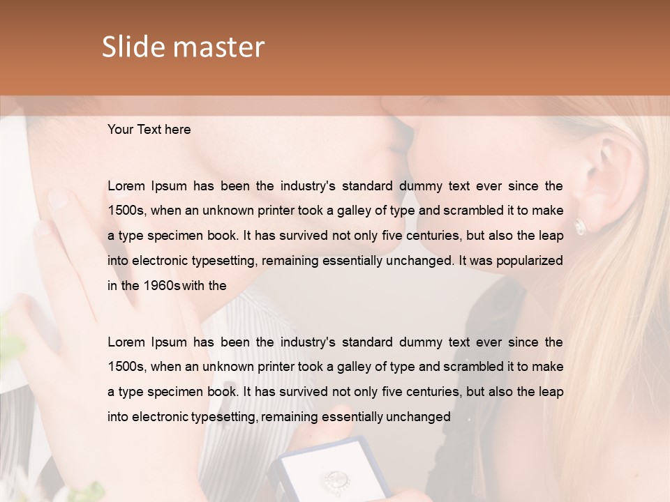 Woman Couple Happiness PowerPoint Template