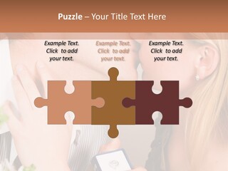 Woman Couple Happiness PowerPoint Template