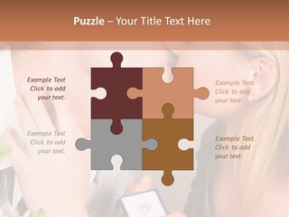 Woman Couple Happiness PowerPoint Template
