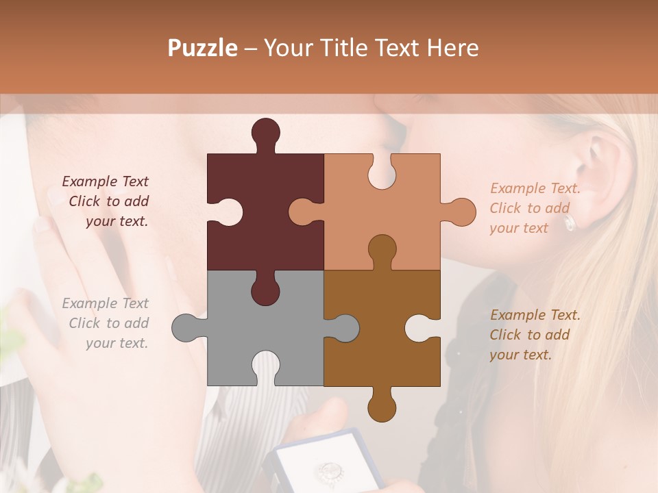 Woman Couple Happiness PowerPoint Template