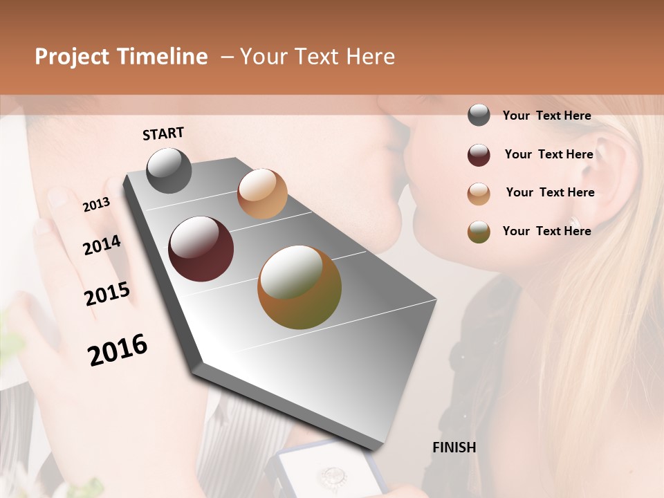 Woman Couple Happiness PowerPoint Template