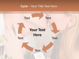 Woman Couple Happiness PowerPoint Template