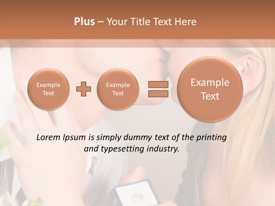 Woman Couple Happiness PowerPoint Template