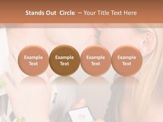 Woman Couple Happiness PowerPoint Template