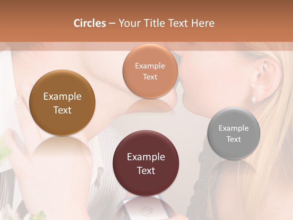 Woman Couple Happiness PowerPoint Template