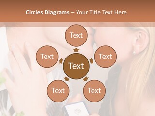 Woman Couple Happiness PowerPoint Template