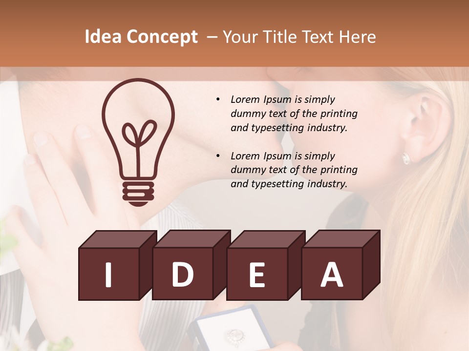 Woman Couple Happiness PowerPoint Template