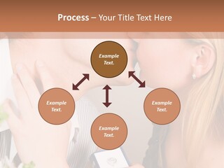 Woman Couple Happiness PowerPoint Template