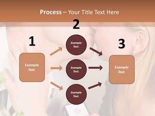 Woman Couple Happiness PowerPoint Template