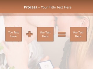 Woman Couple Happiness PowerPoint Template