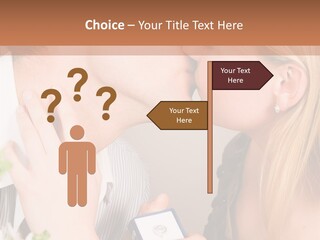 Woman Couple Happiness PowerPoint Template