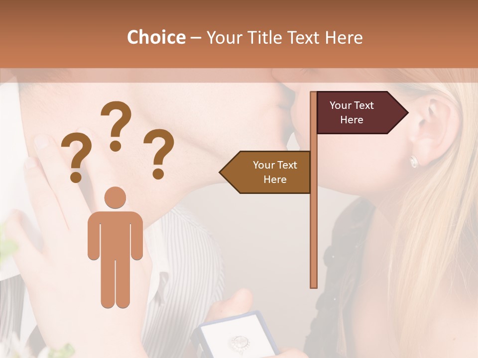 Woman Couple Happiness PowerPoint Template