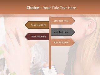 Woman Couple Happiness PowerPoint Template