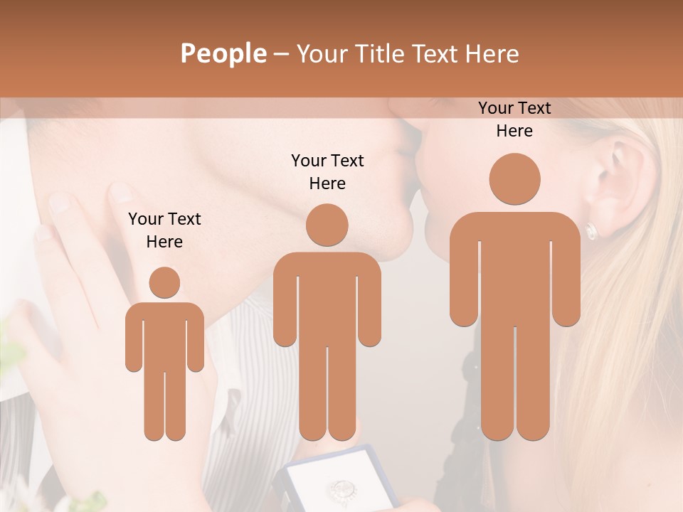 Woman Couple Happiness PowerPoint Template