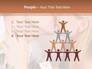 Woman Couple Happiness PowerPoint Template