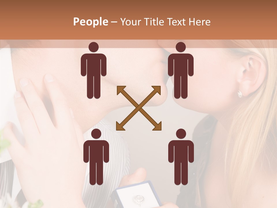 Woman Couple Happiness PowerPoint Template