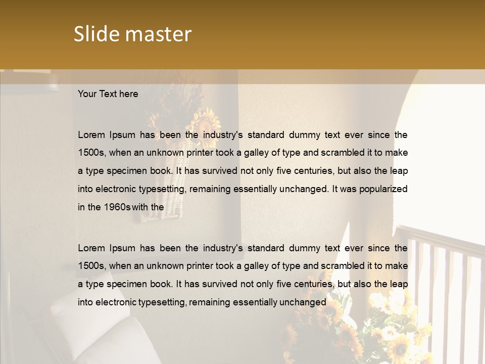 Style Home Dwelling PowerPoint Template