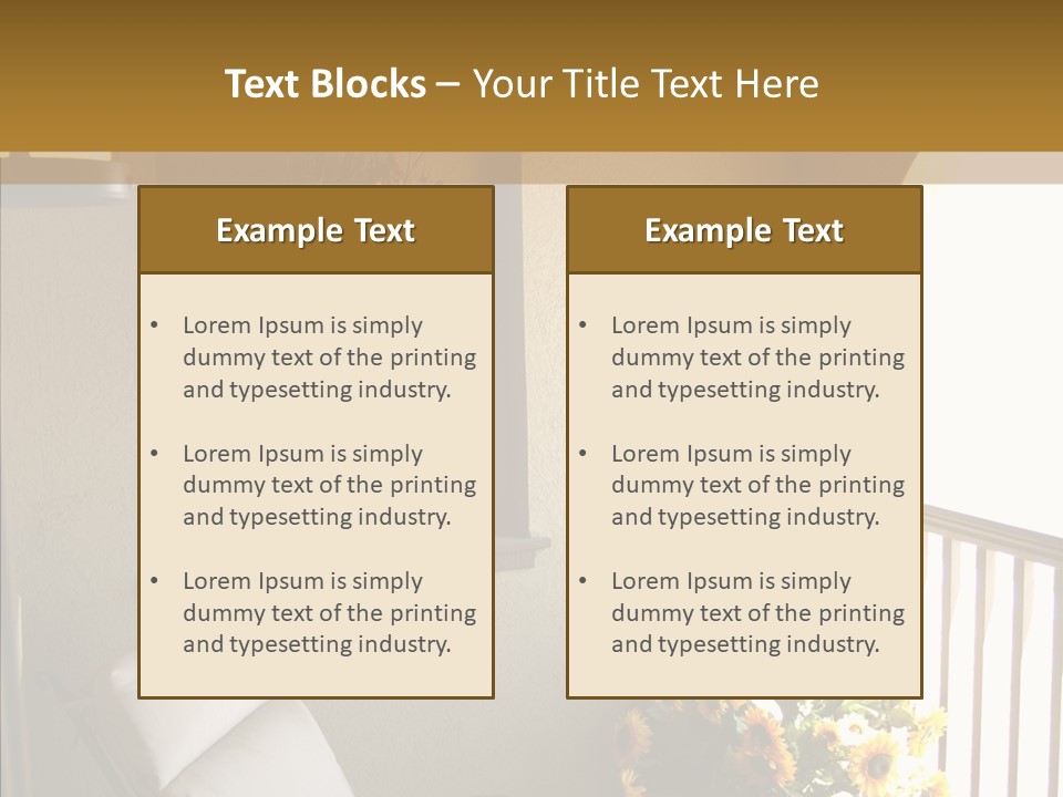 Style Home Dwelling PowerPoint Template