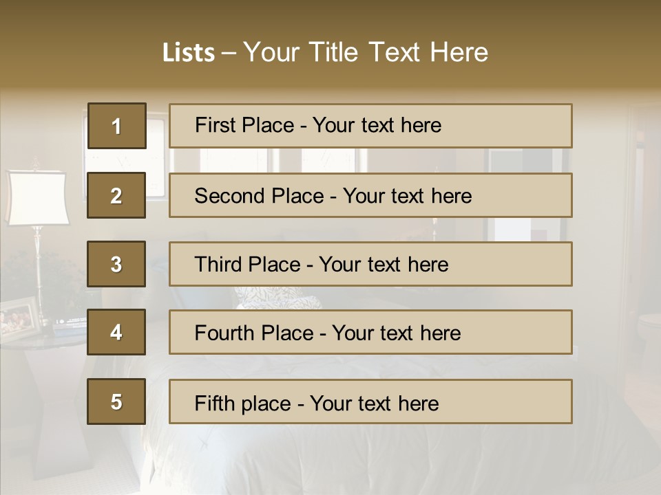 Fashion Home Inside PowerPoint Template