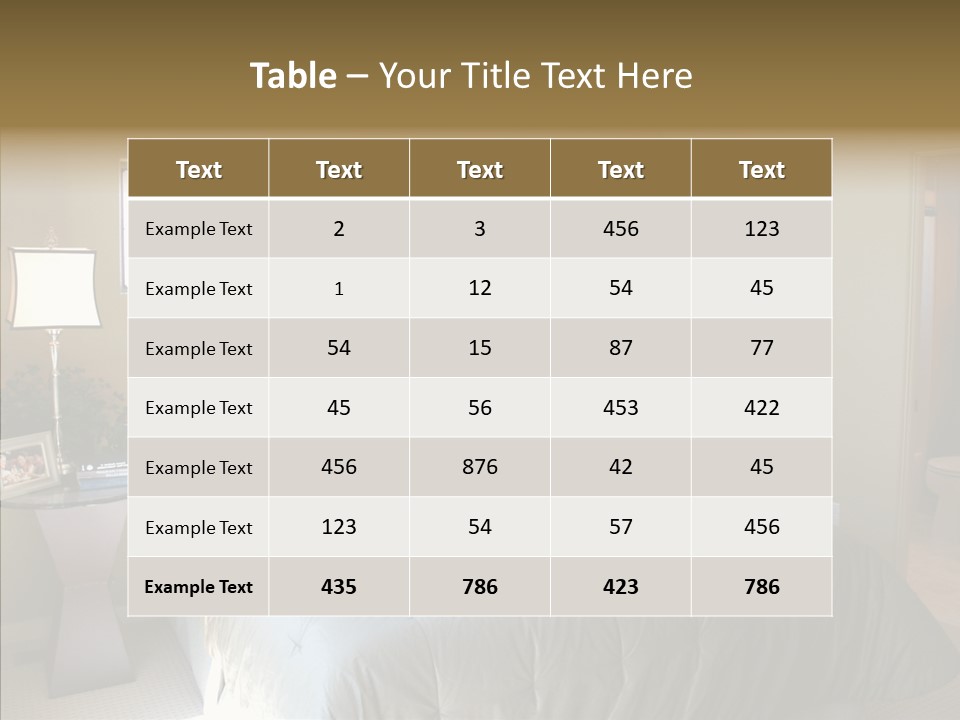 Fashion Home Inside PowerPoint Template