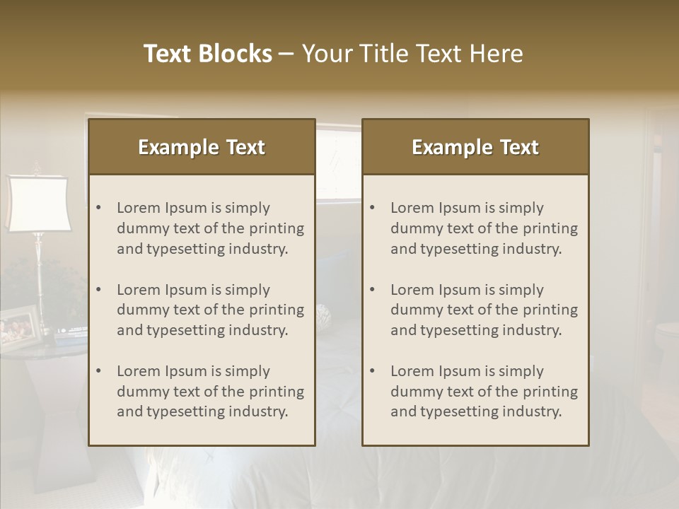 Fashion Home Inside PowerPoint Template