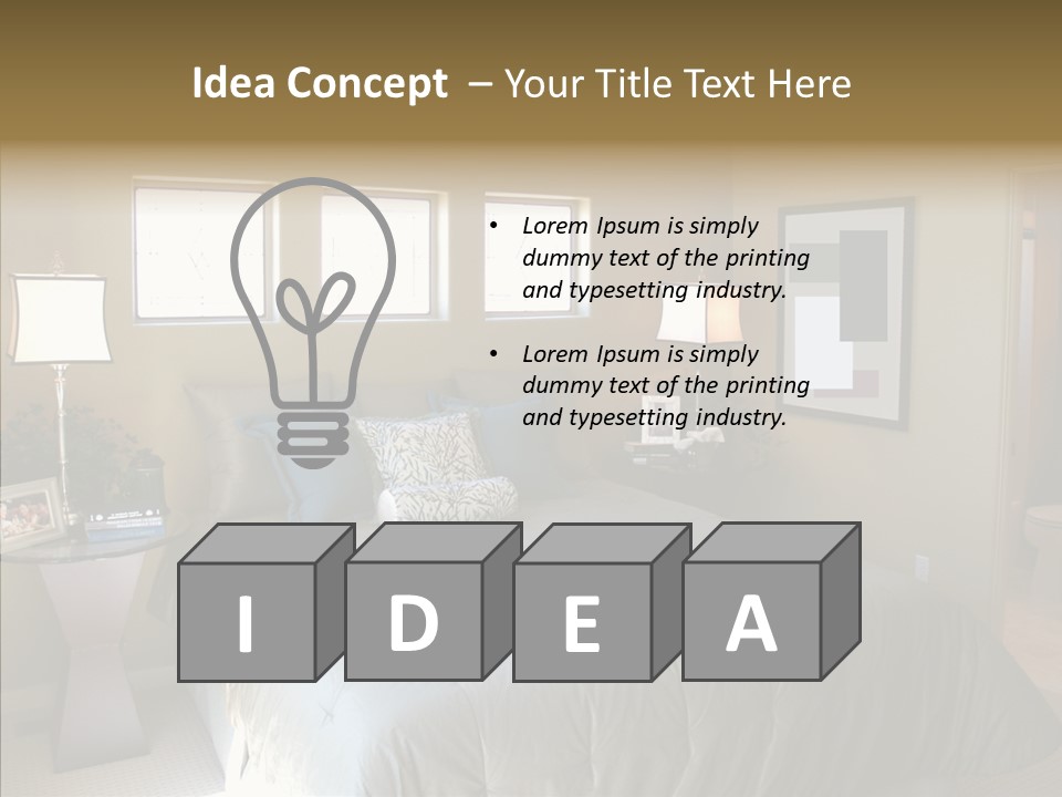 Fashion Home Inside PowerPoint Template