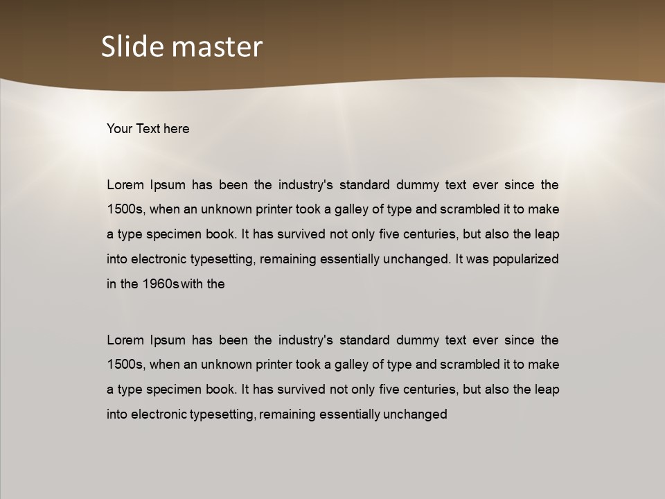 Show Sound Setup PowerPoint Template