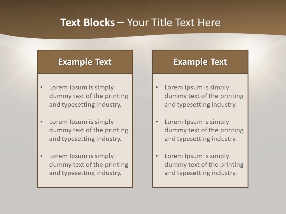 Show Sound Setup PowerPoint Template