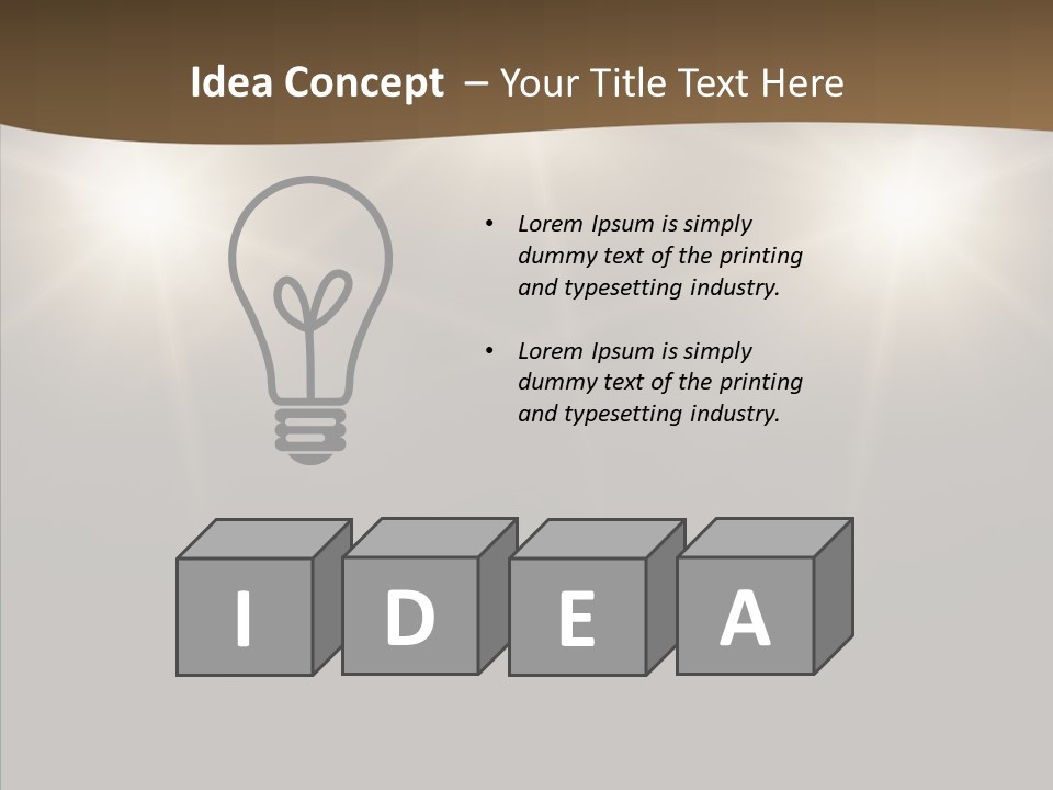 Show Sound Setup PowerPoint Template