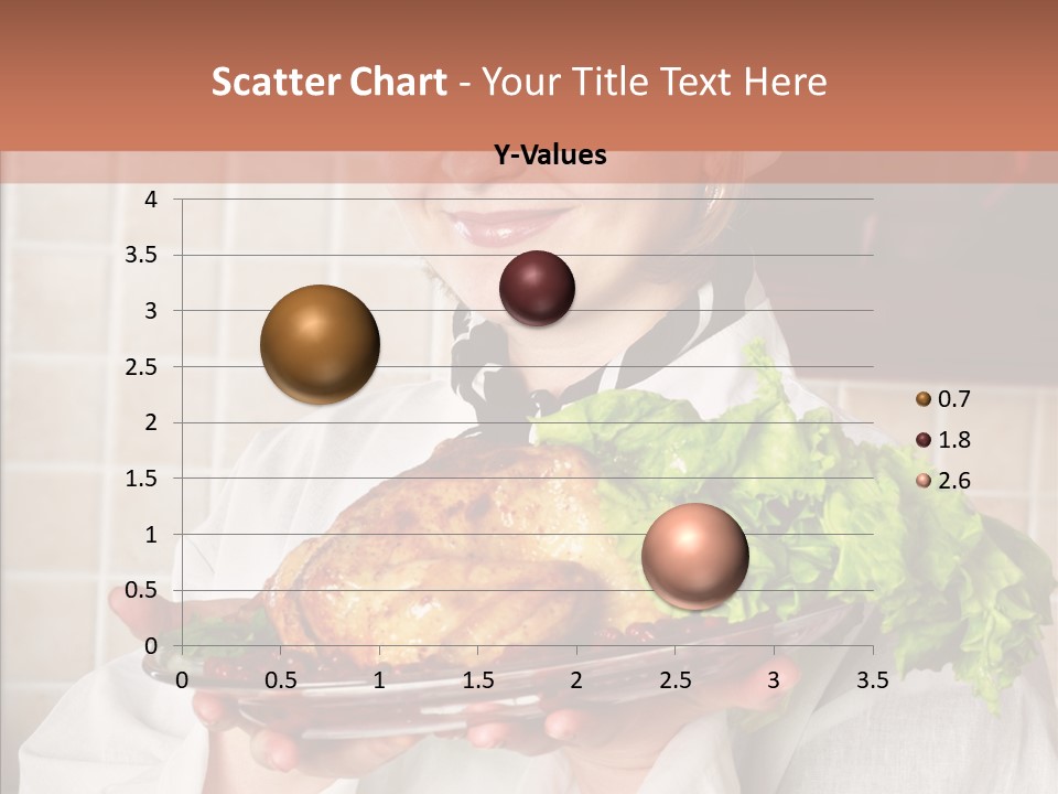 Woman Hat Salad PowerPoint Template