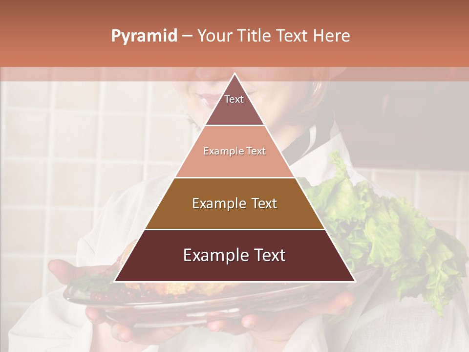 Woman Hat Salad PowerPoint Template