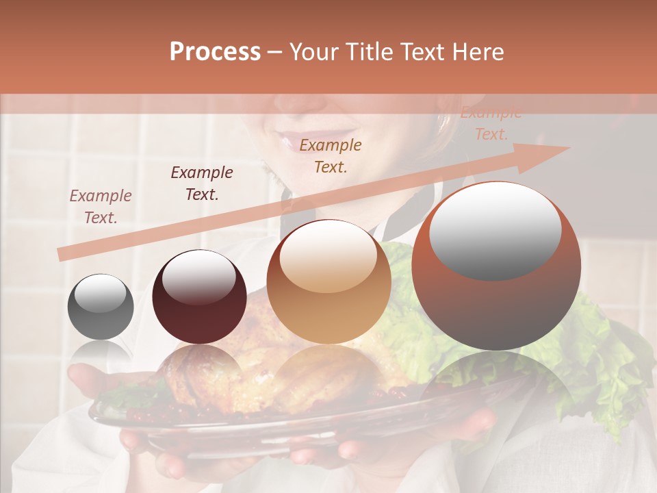 Woman Hat Salad PowerPoint Template