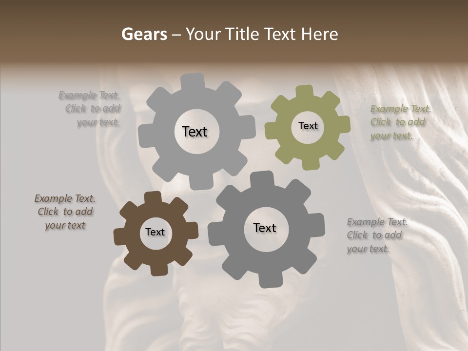 Sepia Christ PowerPoint Template