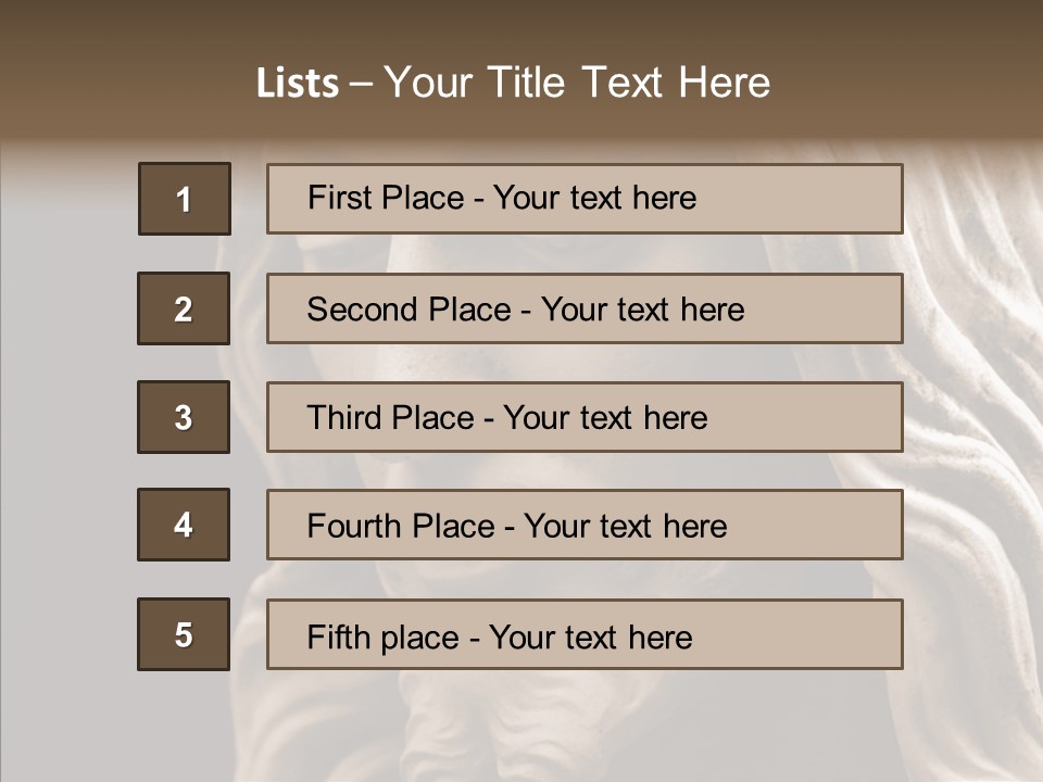 Sepia Christ PowerPoint Template
