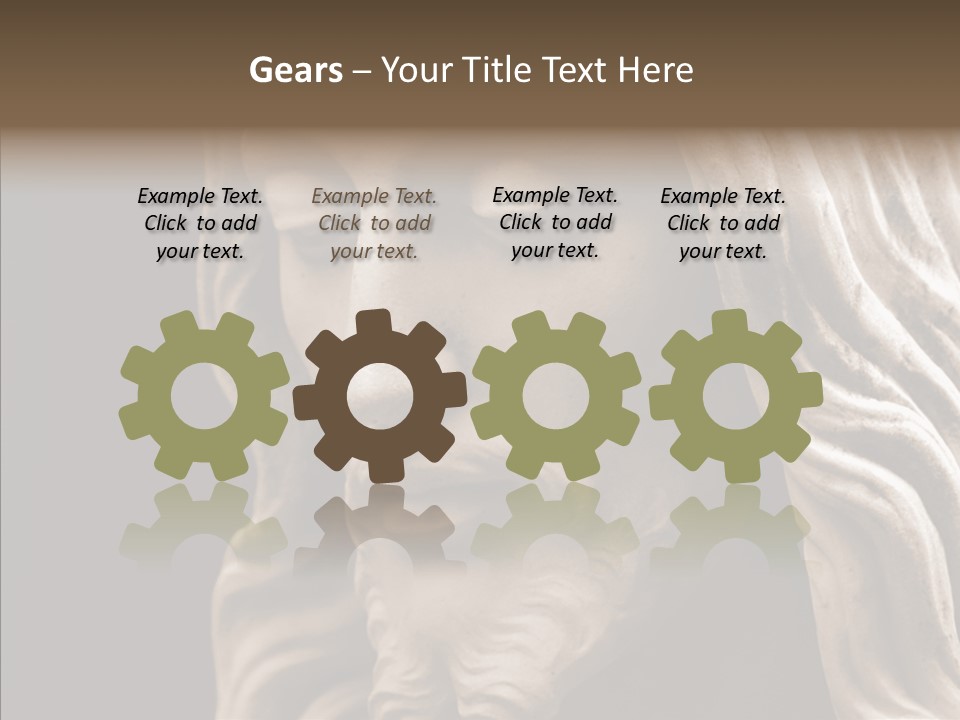 Sepia Christ PowerPoint Template