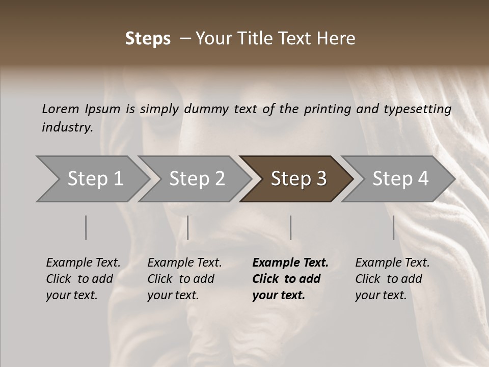 Sepia Christ PowerPoint Template