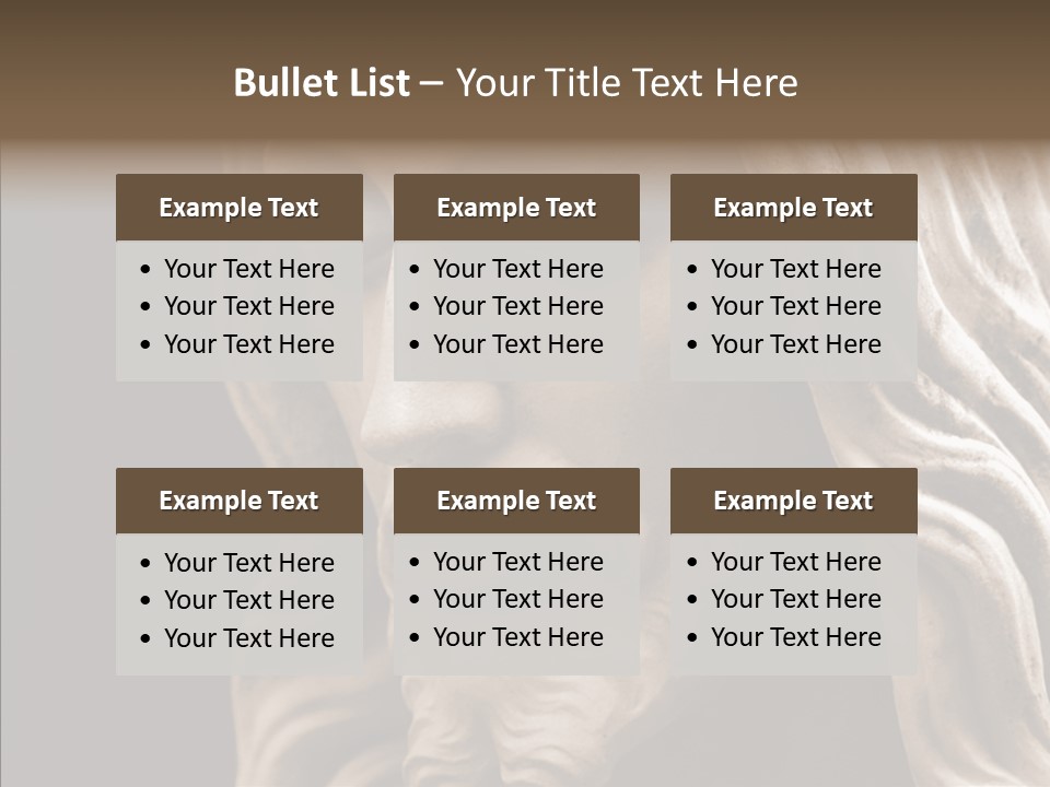 Sepia Christ PowerPoint Template