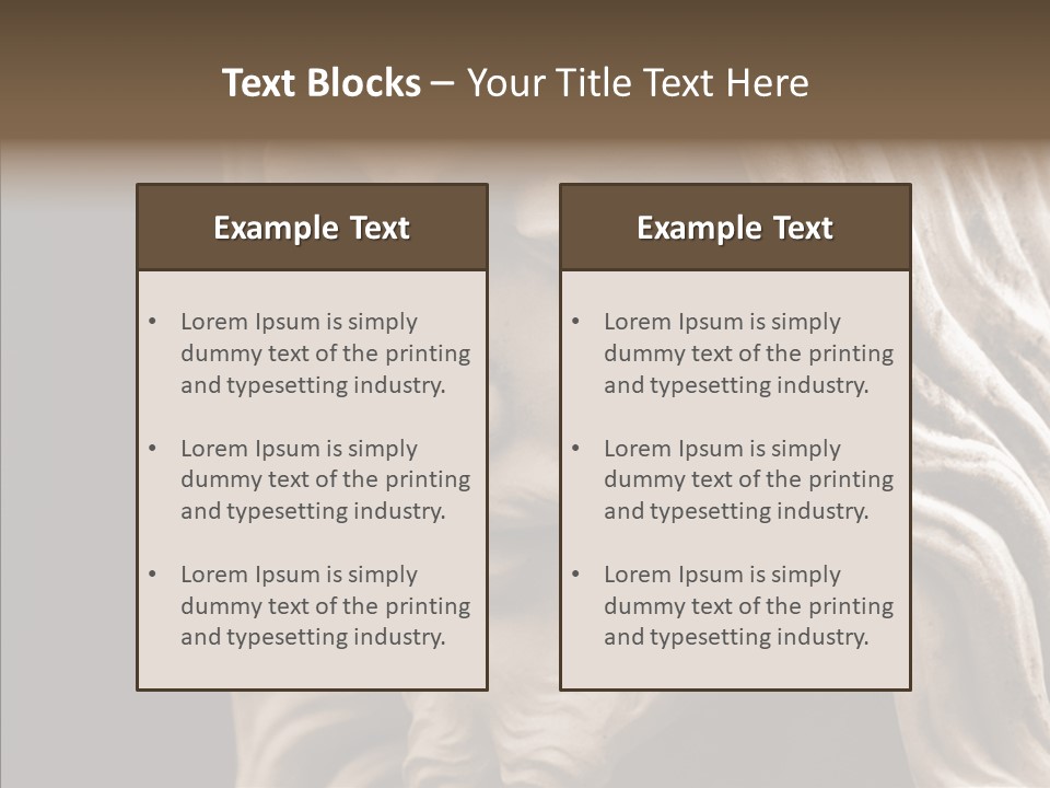 Sepia Christ PowerPoint Template