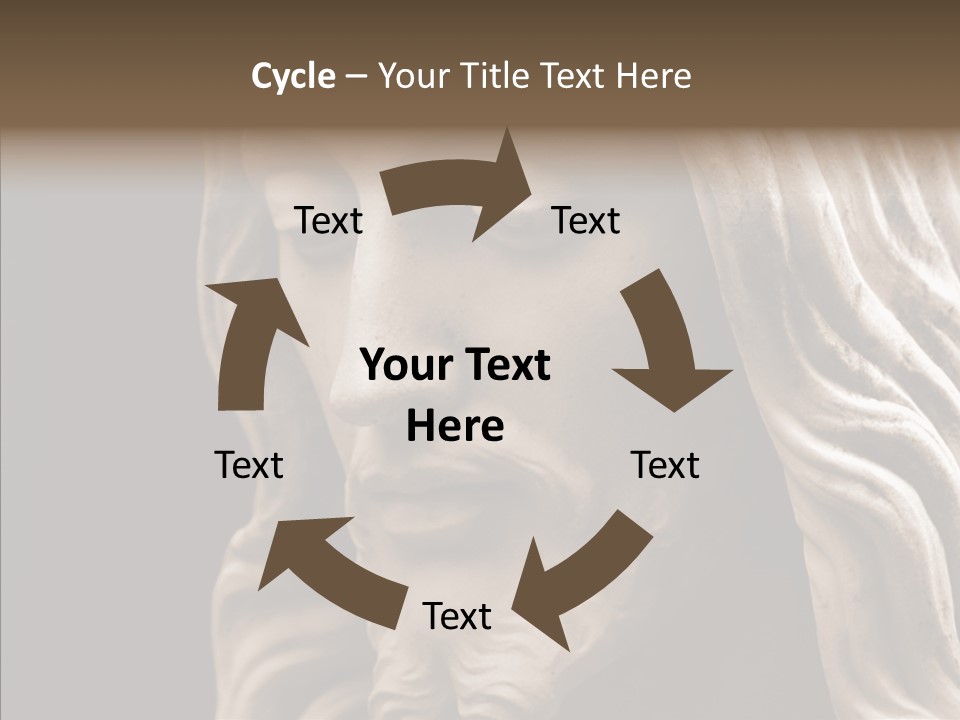 Sepia Christ PowerPoint Template