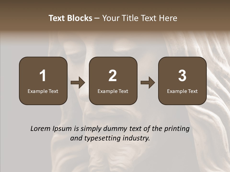 Sepia Christ PowerPoint Template