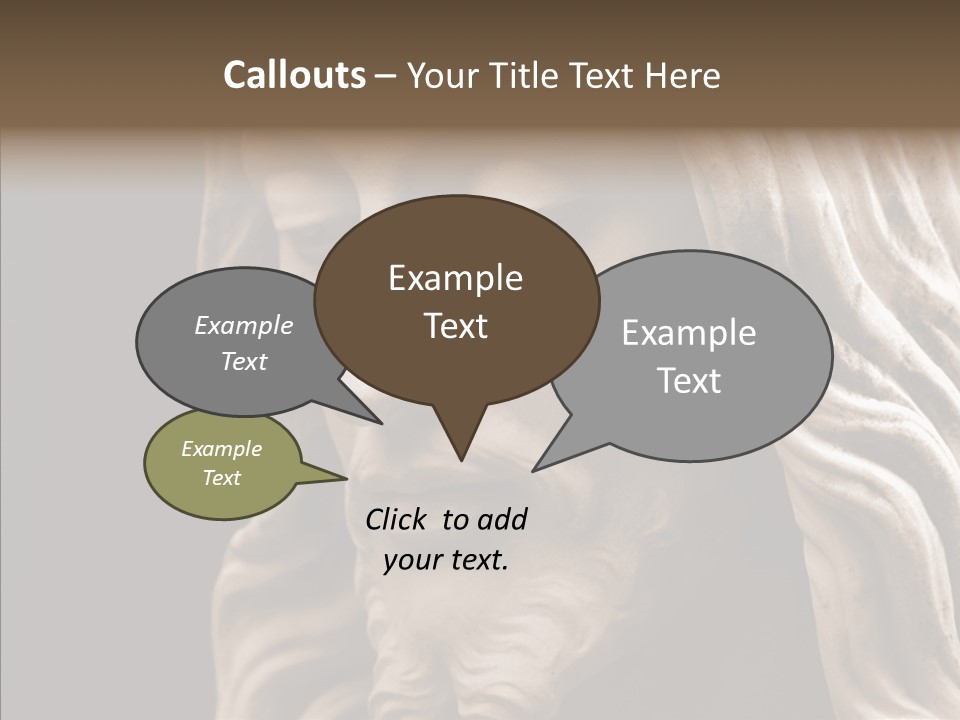 Sepia Christ PowerPoint Template