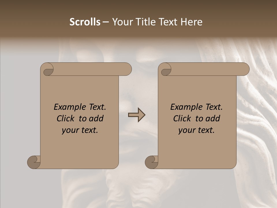 Sepia Christ PowerPoint Template