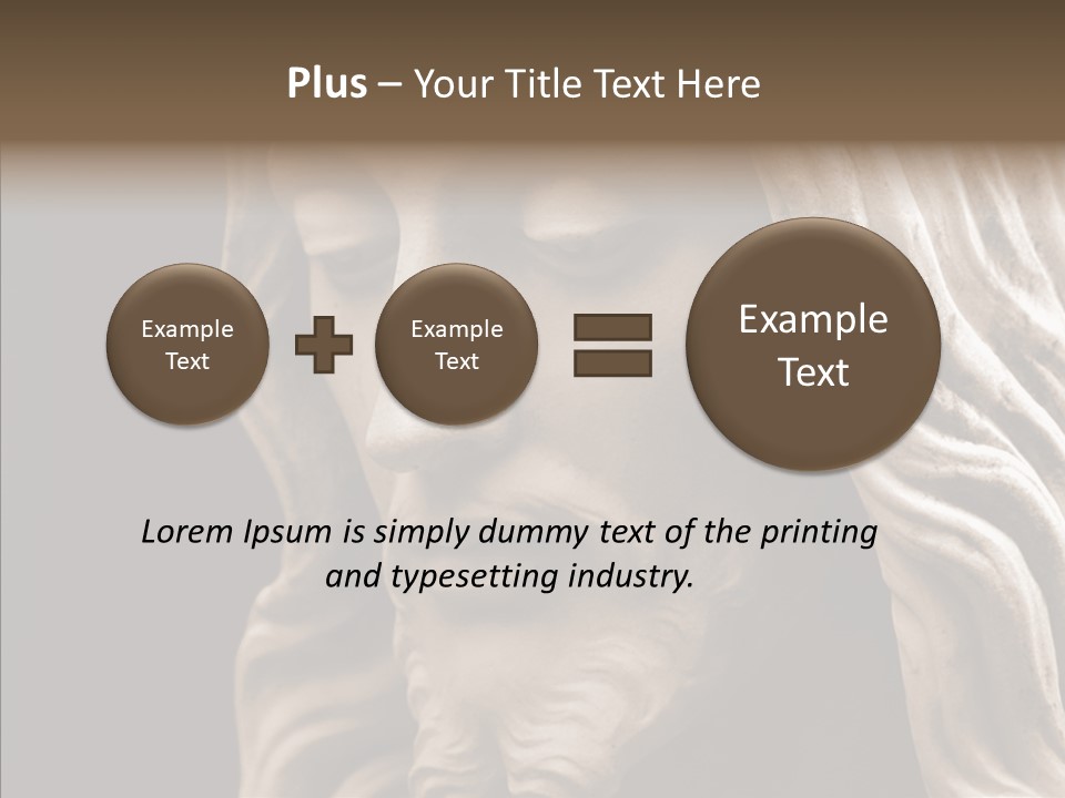 Sepia Christ PowerPoint Template