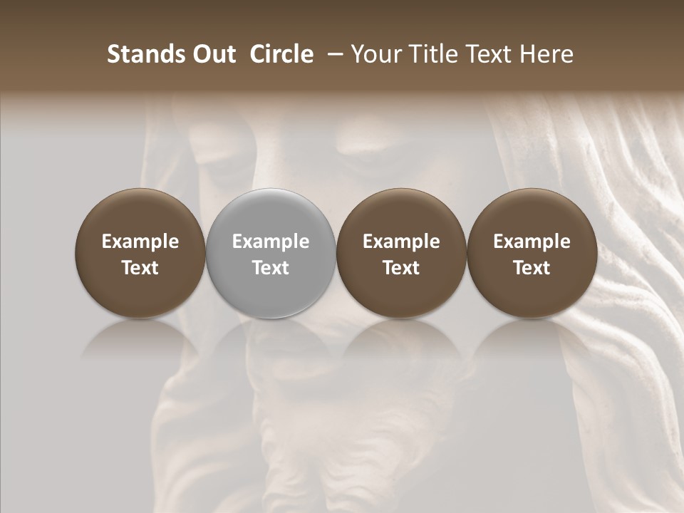Sepia Christ PowerPoint Template