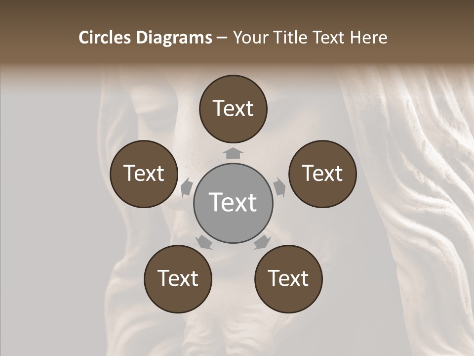 Sepia Christ PowerPoint Template