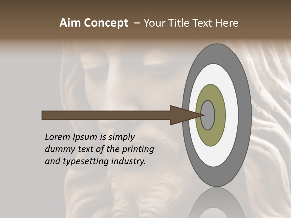 Sepia Christ PowerPoint Template