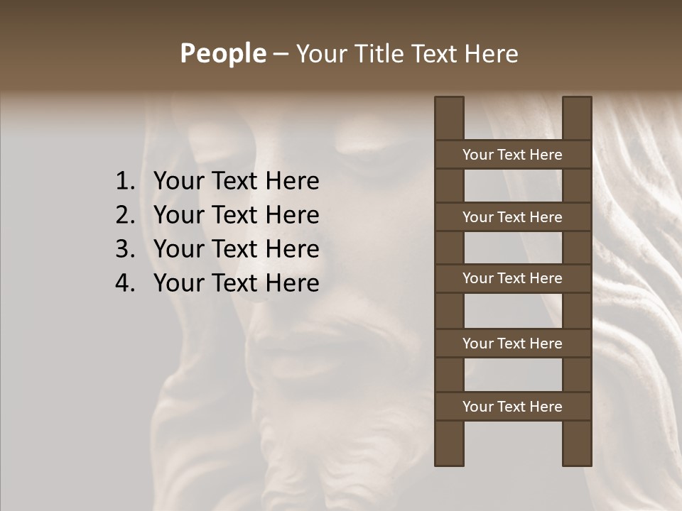 Sepia Christ PowerPoint Template